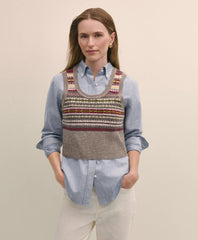 Lambswool Fair Isle Sweater Vest