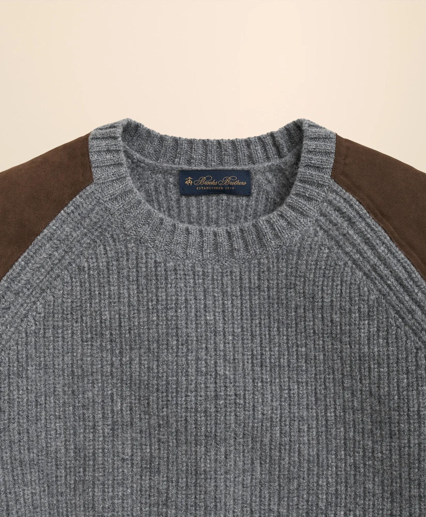 Lambswool Military Sweater