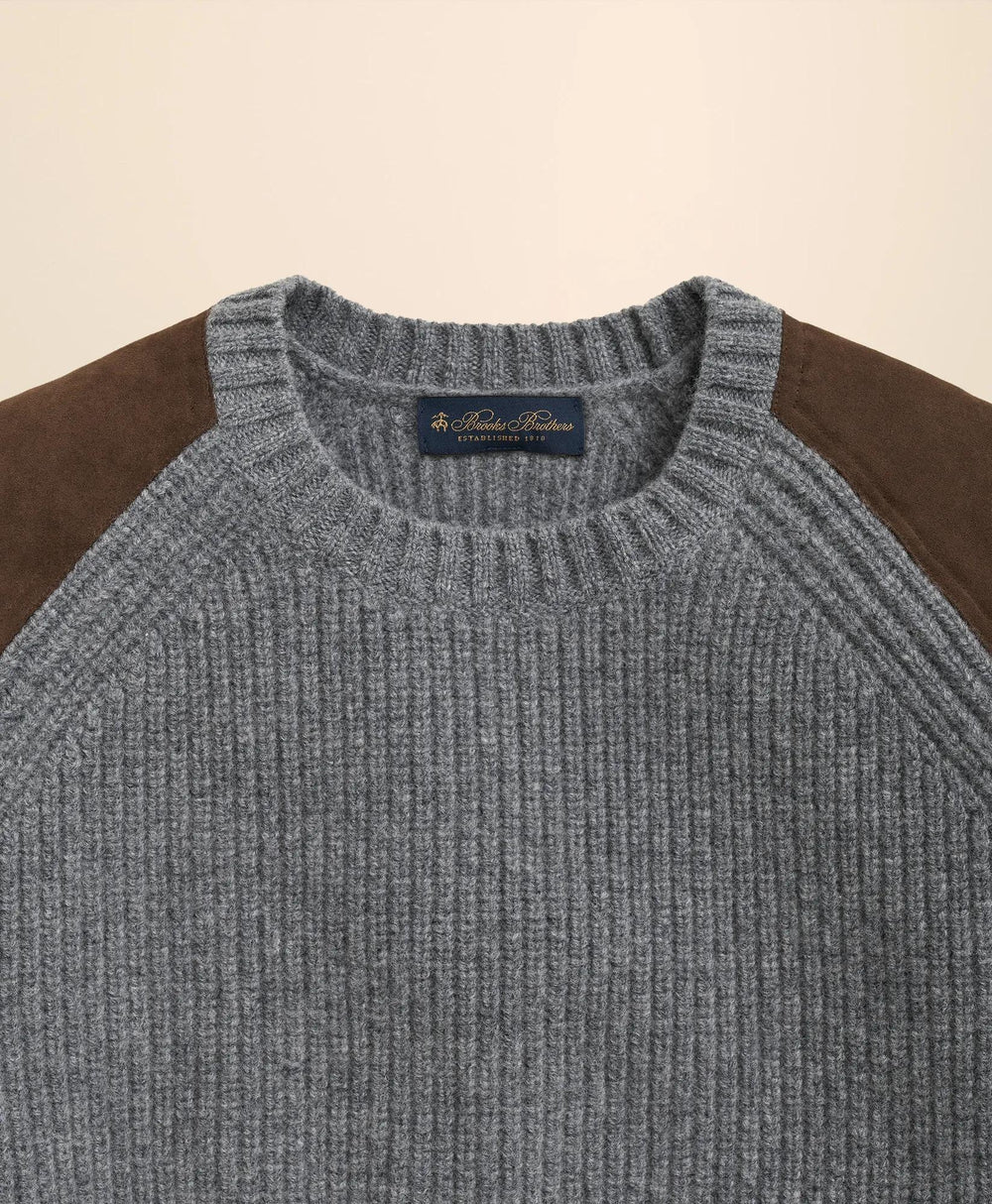 Lambswool Military Sweater