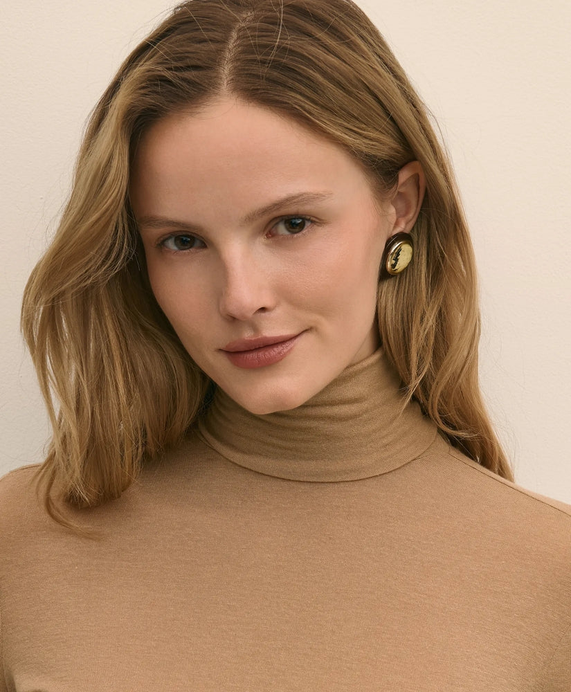 Lightweight Modal Cashmere Turtleneck