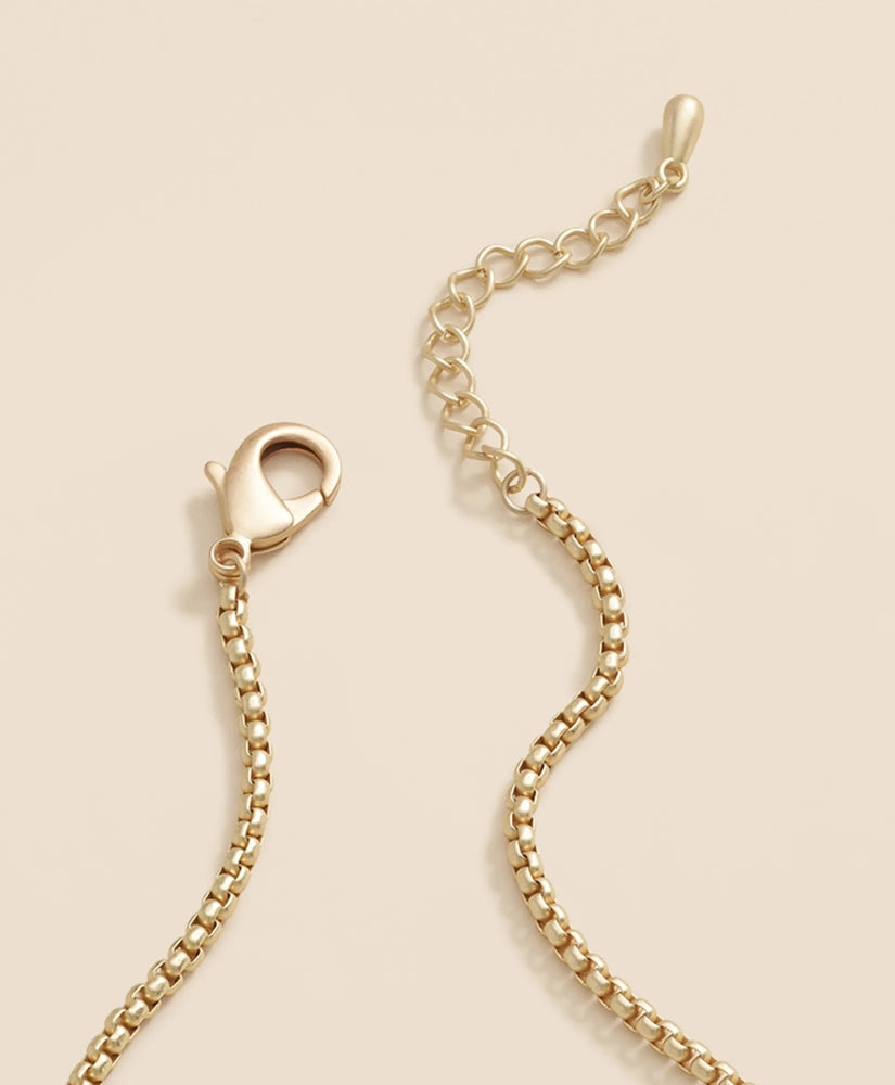 Loni Paul Pave Bar Necklace in 14K Plated Gold