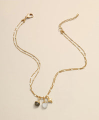 Loni Paul Two-Strand Charm Necklace in 14K Plated Gold