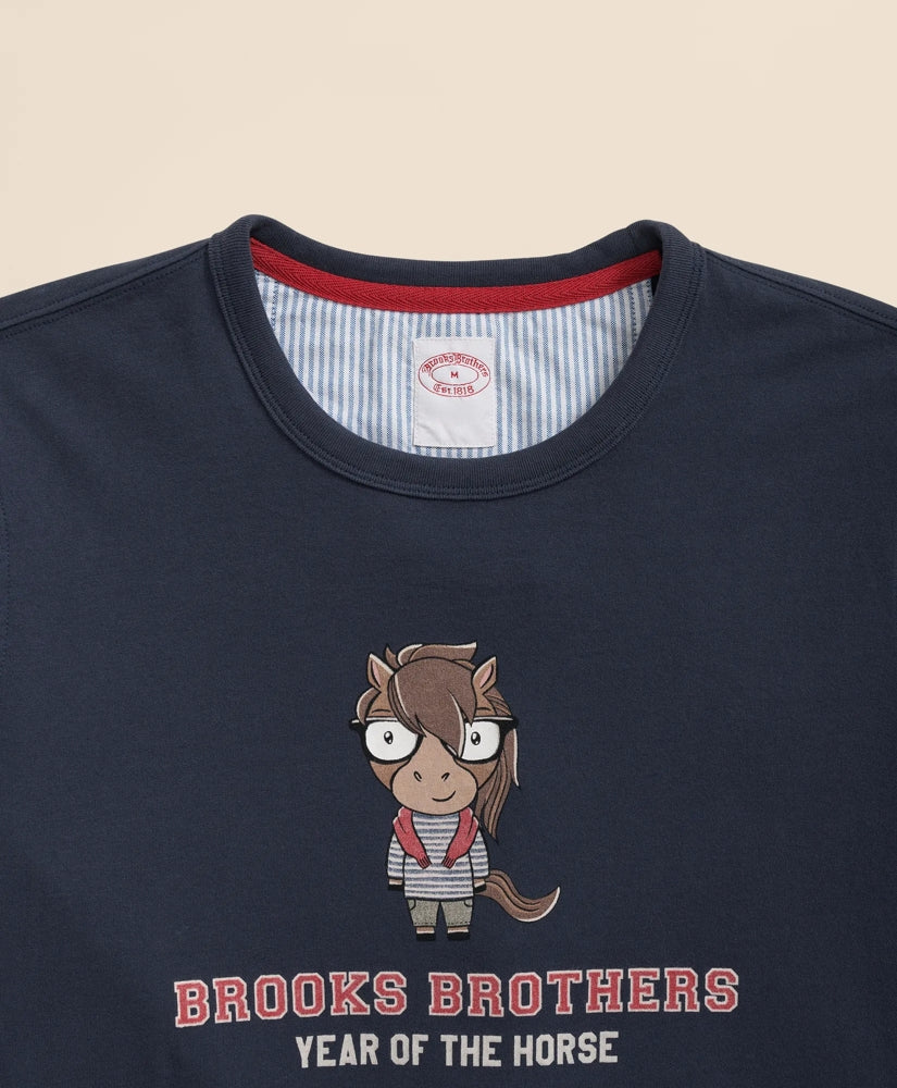 Men's Lunar New Year 100% Cotton Graphic T-Shirt