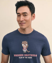 Men's Lunar New Year 100% Cotton Graphic T-Shirt