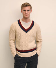Merino Wool Archive Tennis Sweater