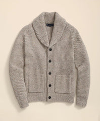 Merino Wool Donegal Shawl Cardigan