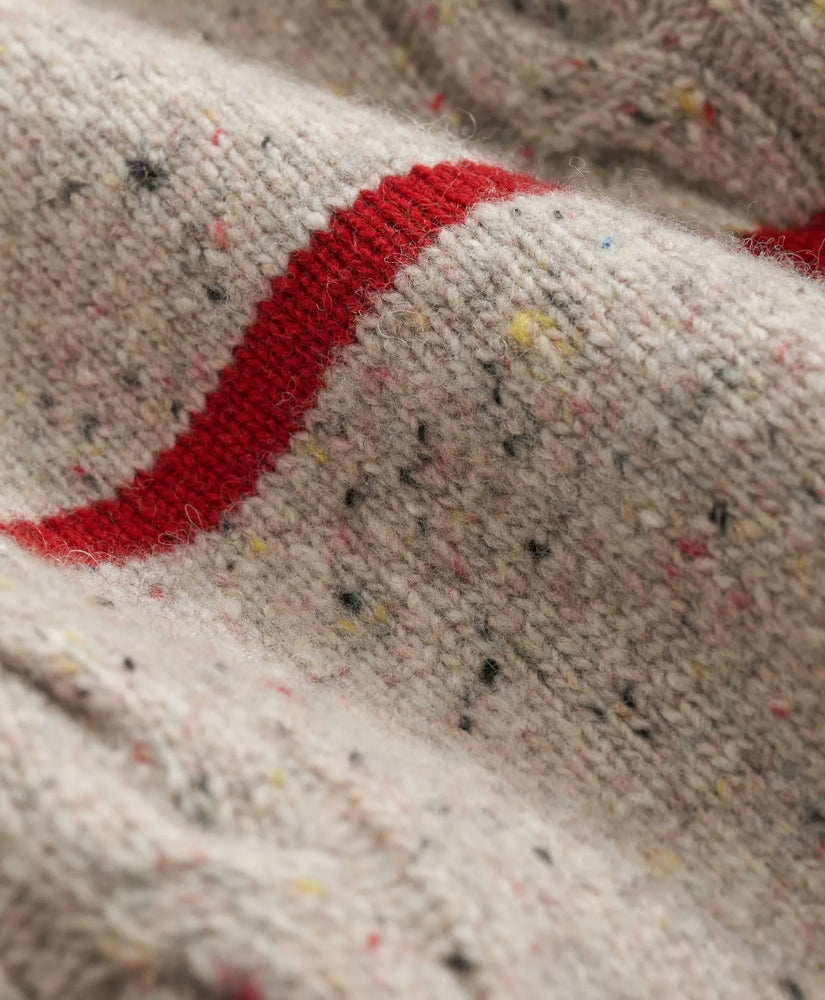 Merino Wool Donegal Stripe Sweater