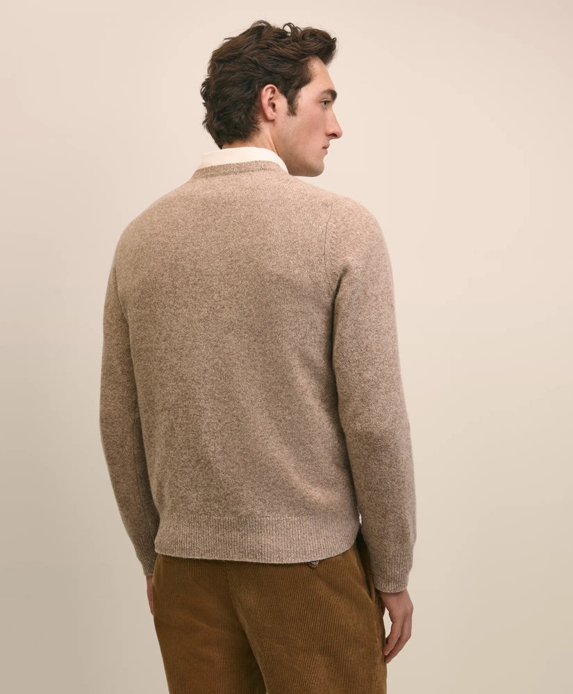 Merino Wool Intarsia Horse Motif Sweater