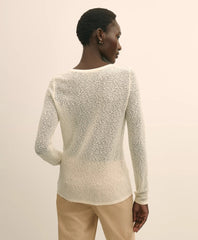 Merino Wool Lace Sweater