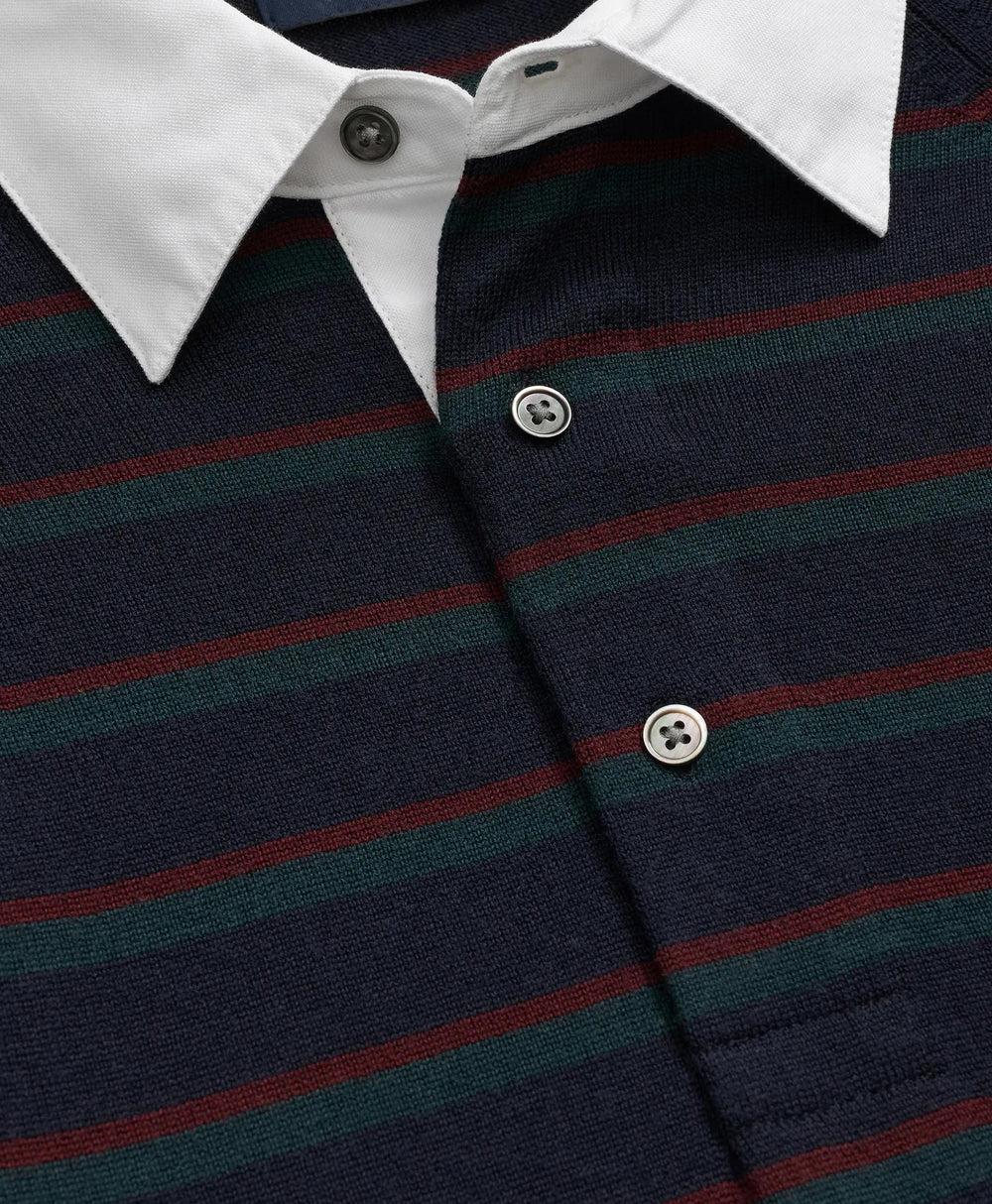 Merino Wool Rugby Sweater