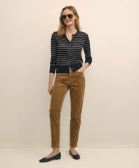 Merino Wool Striped Cardigan