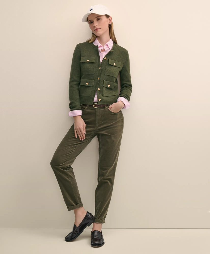 Merino Wool Sweater Jacket
