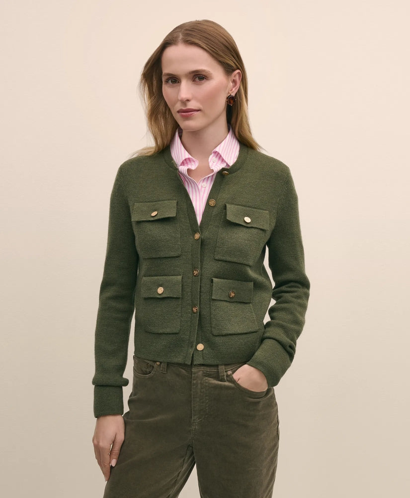 Merino Wool Sweater Jacket