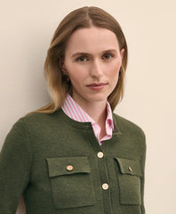 Merino Wool Sweater Jacket