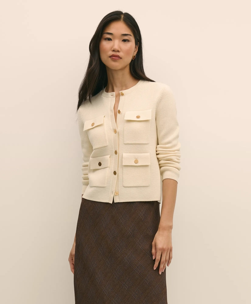 Merino Wool Sweater Jacket