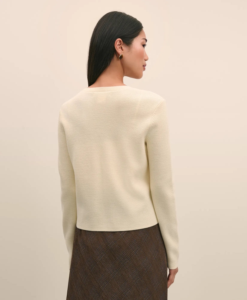 Merino Wool Sweater Jacket