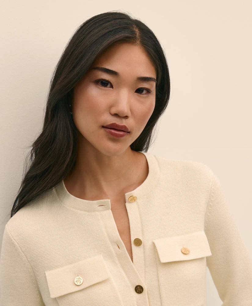 Merino Wool Sweater Jacket