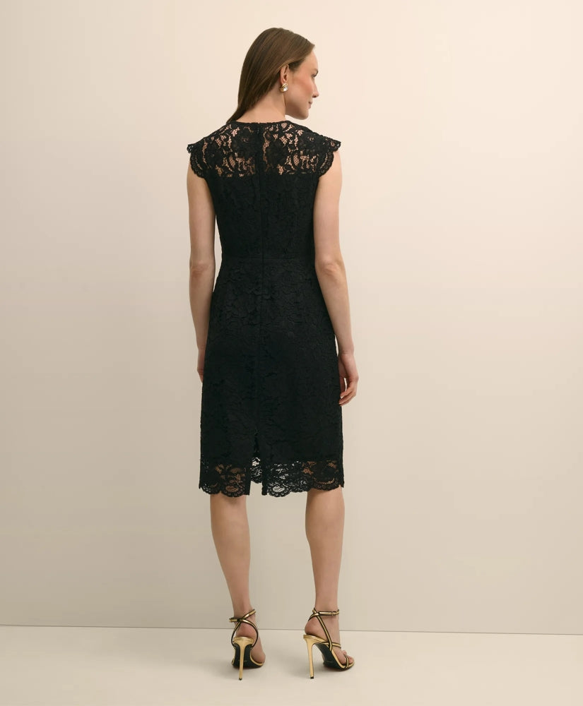 Cotton-Viscose Lace Dress