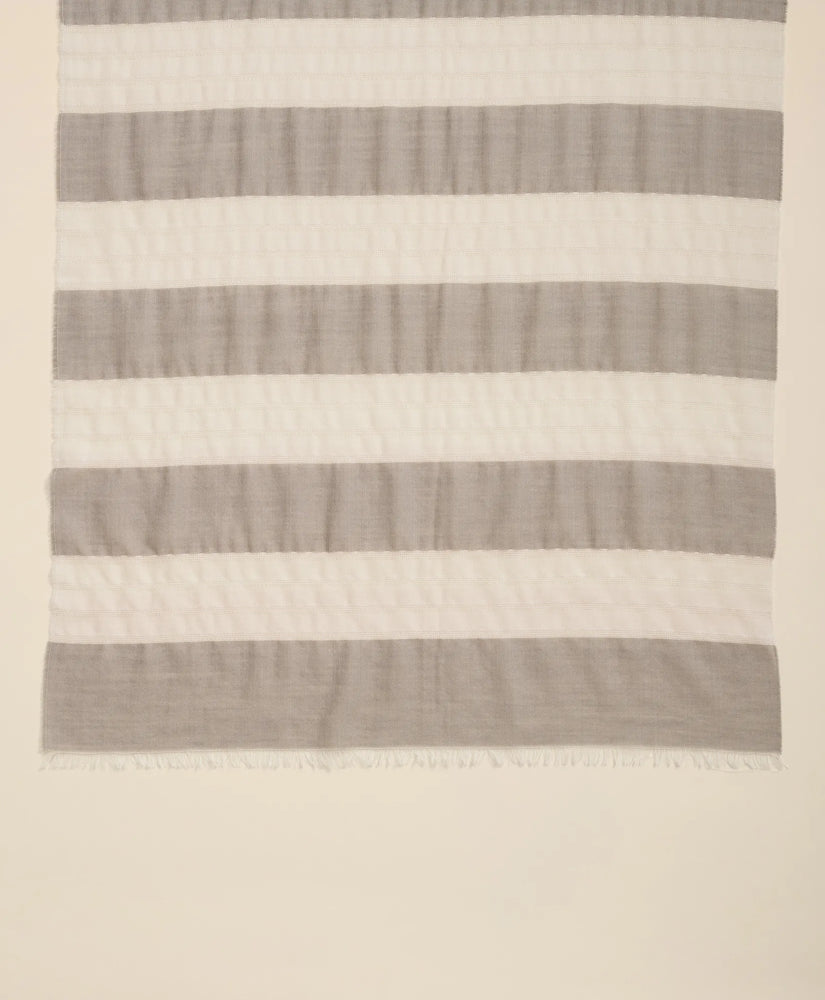 Wool-Silk Blend Shimmer Scarf