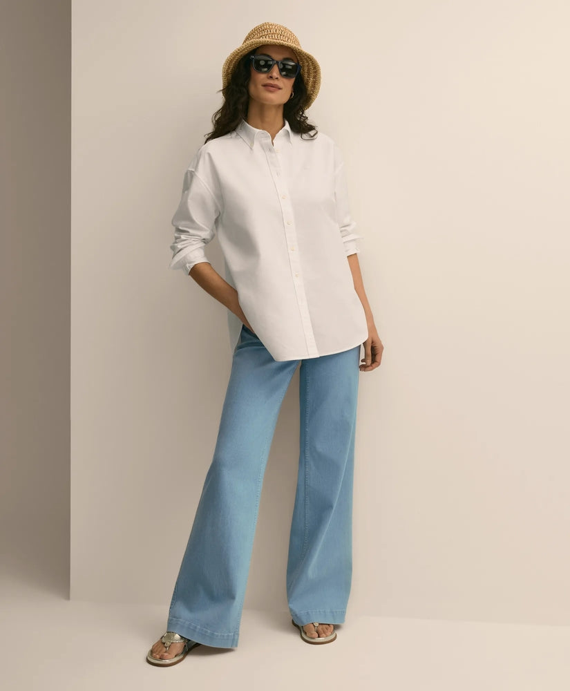 Oversized Cotton Oxford Shirt