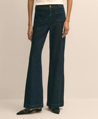Patch Pocket Bootcut Jeans
