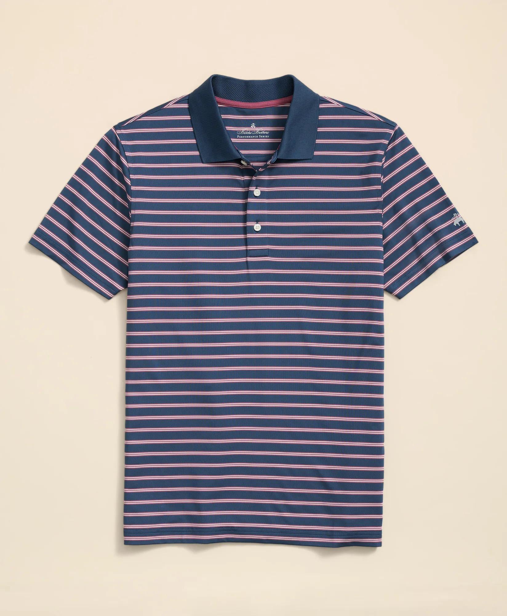 Performance Series BB#1 Striped Polo Shirt