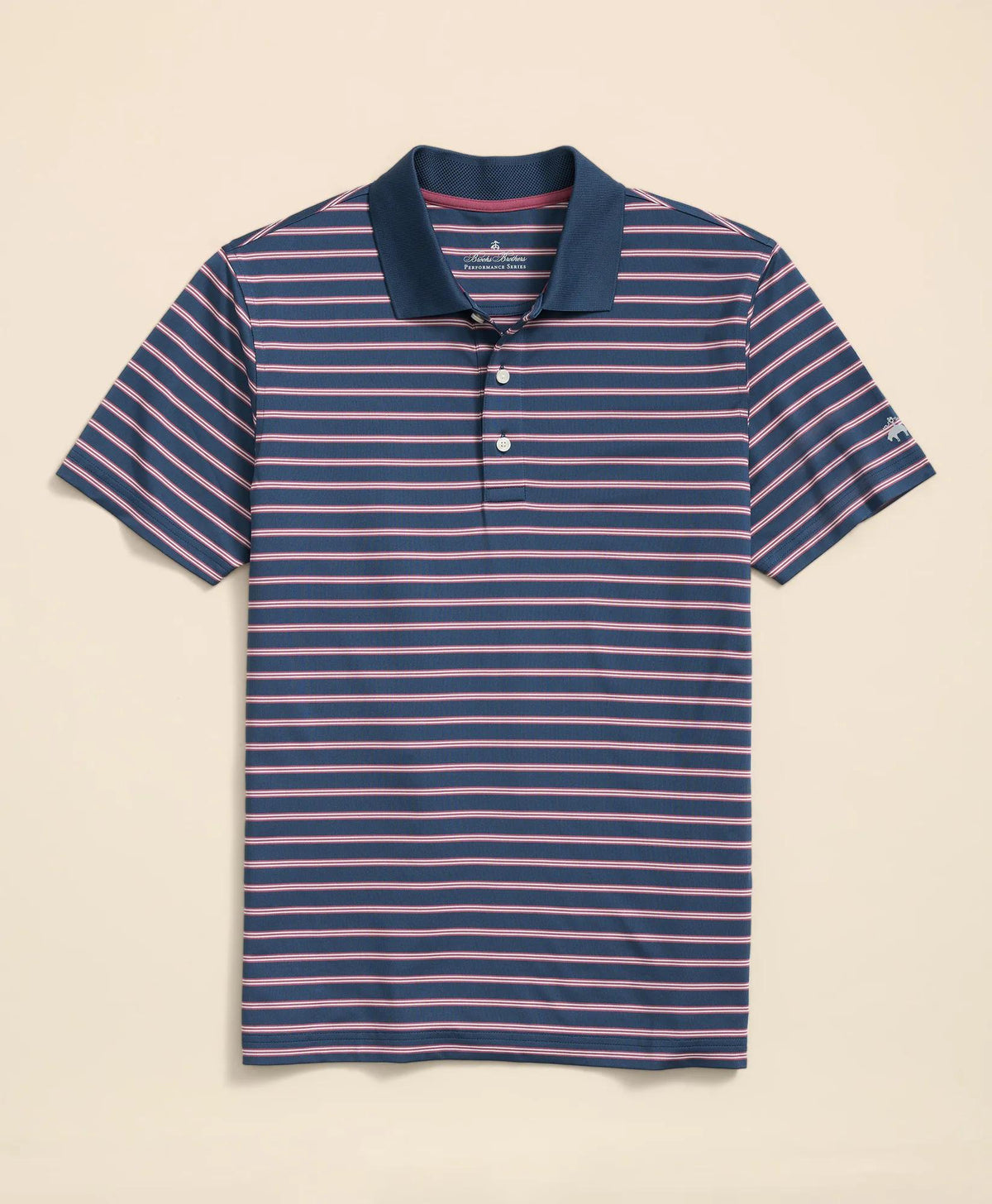 Performance Series BB#1 Striped Polo Shirt