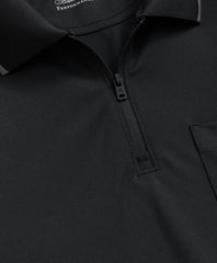 Performance Series Long-Sleeve Zip-Neck Polo Shirt
