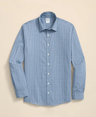 Performance Series Stretch Spread Collar, Check Sport Shirt