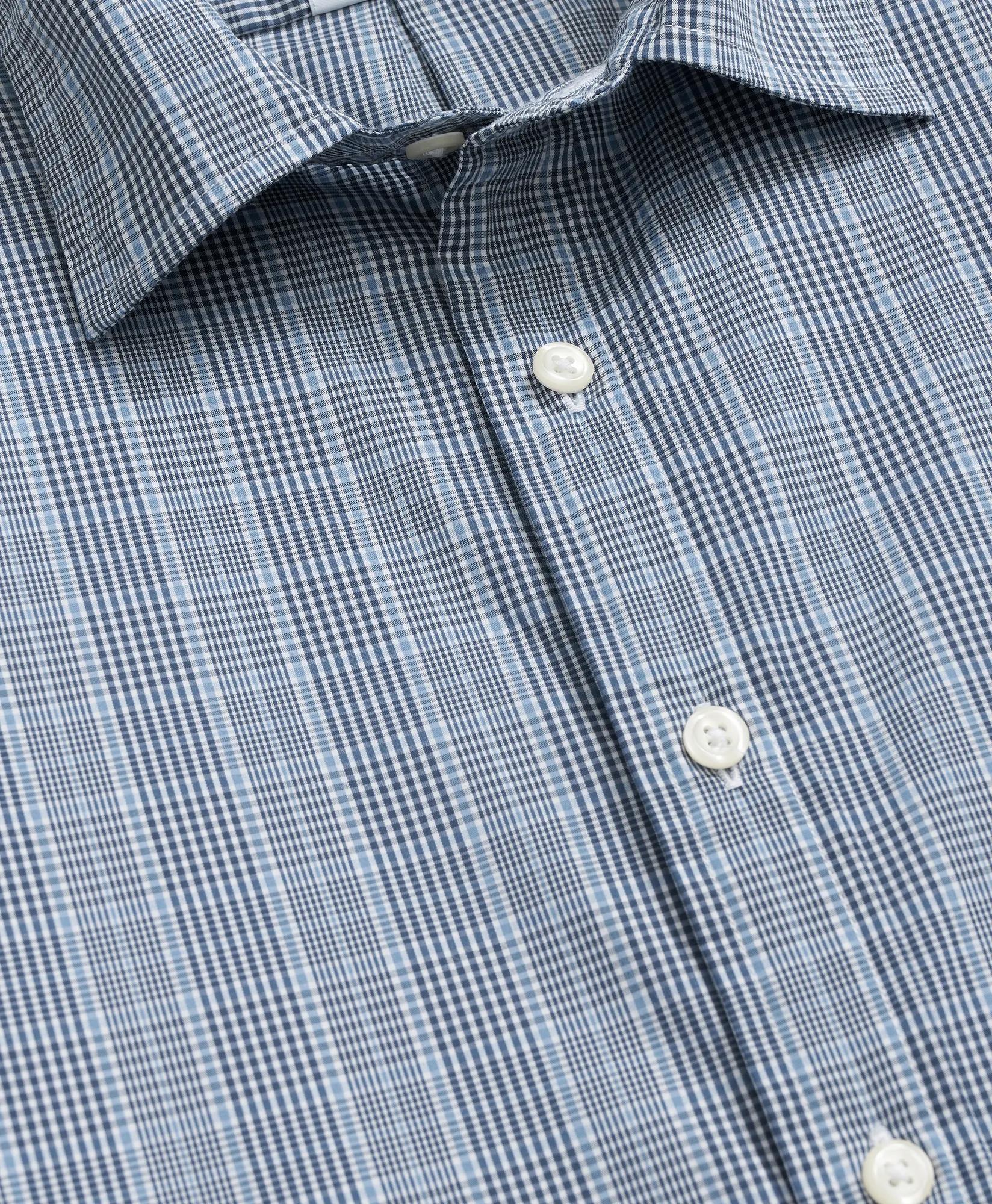 Performance Series Stretch Spread Collar, Glen Plaid Sport Shirt