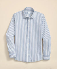 Performance Series Stretch Spread Collar, Striped Sport Shirt