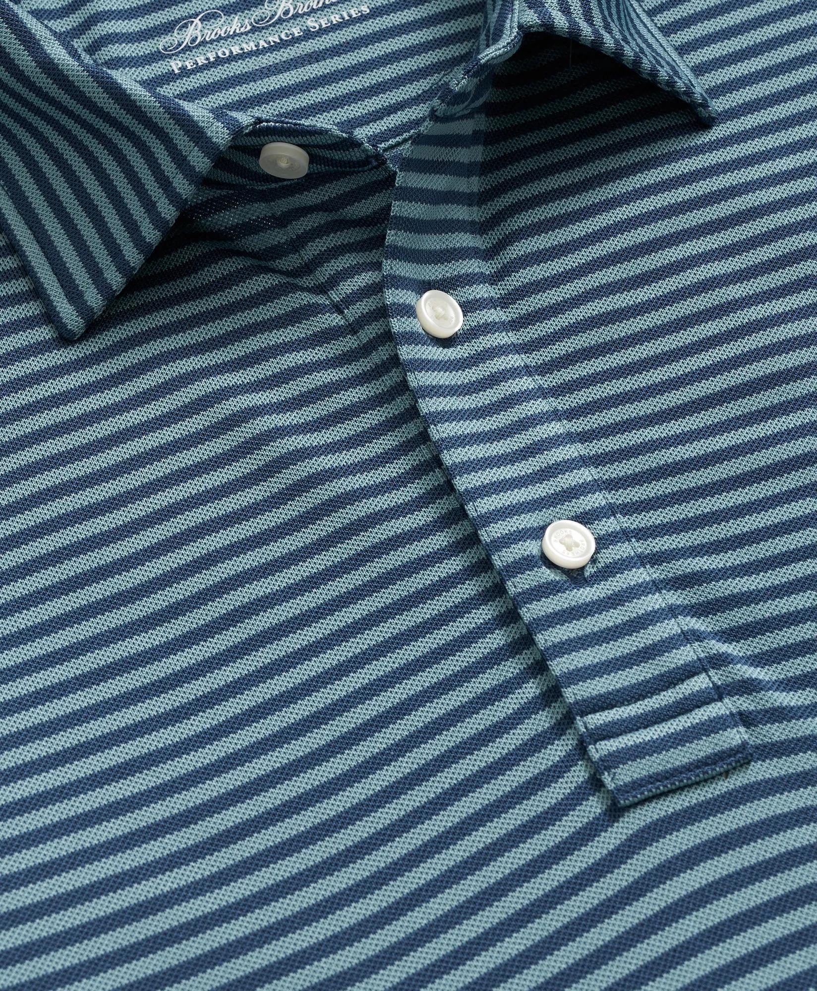 Performance Series Vintage Stripe Pique Polo Shirt
