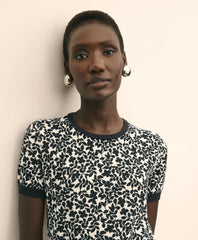 Leaf Print Cotton Shell