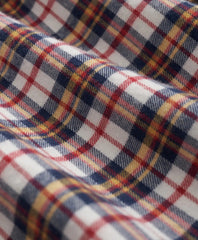 Portuguese Flannel Polo Button Down Collar, Multi-Check Shirt