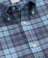 Portuguese Flannel Polo Button Down Collar, Plaid Shirt