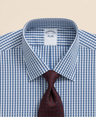 Pure Supima® Cotton Regular-Finish Ainsley Collar, Check Dress Shirt