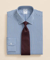 Pure Supima® Cotton Regular-Finish Ainsley Collar, Check Dress Shirt