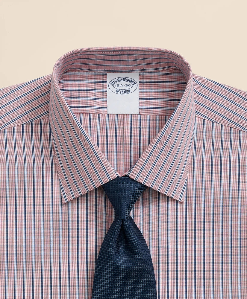 Pure Supima® Cotton Regular-Finish Ainsley Collar, Ground Check Dress Shirt