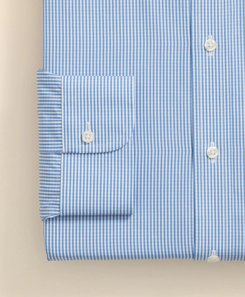 Pure Supima® Cotton Regular-Finish, Ainsley Collar Micro Check Dress Shirt