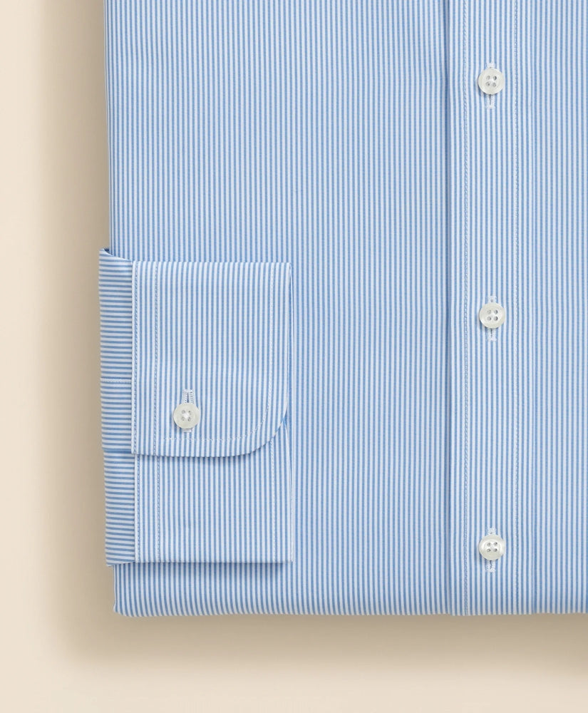 Pure Supima® Cotton Regular-Finish Ainsley Collar, Mini Stripe Dress Shirt