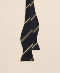 Rep Stripe Silk Bow Tie