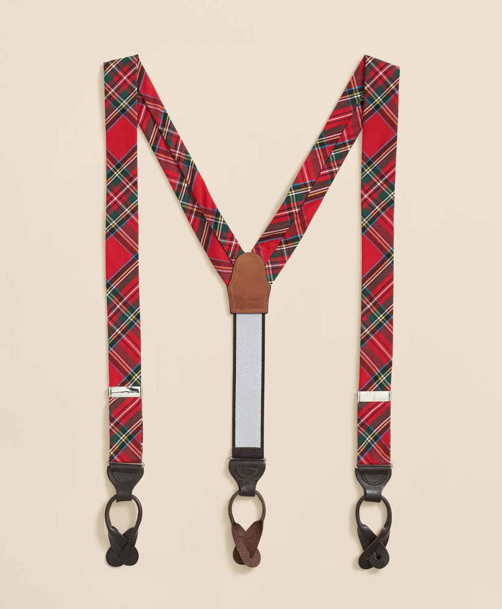 Royal Stewart Tartan Suspenders