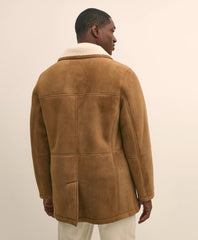 Shearling Double-Breasted Coat