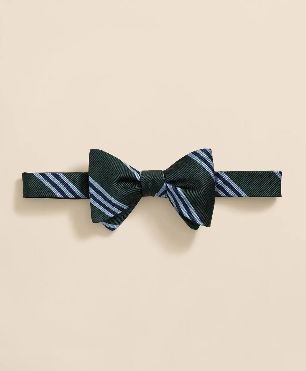 Silk BB#1 Rep Striped Bow Tie