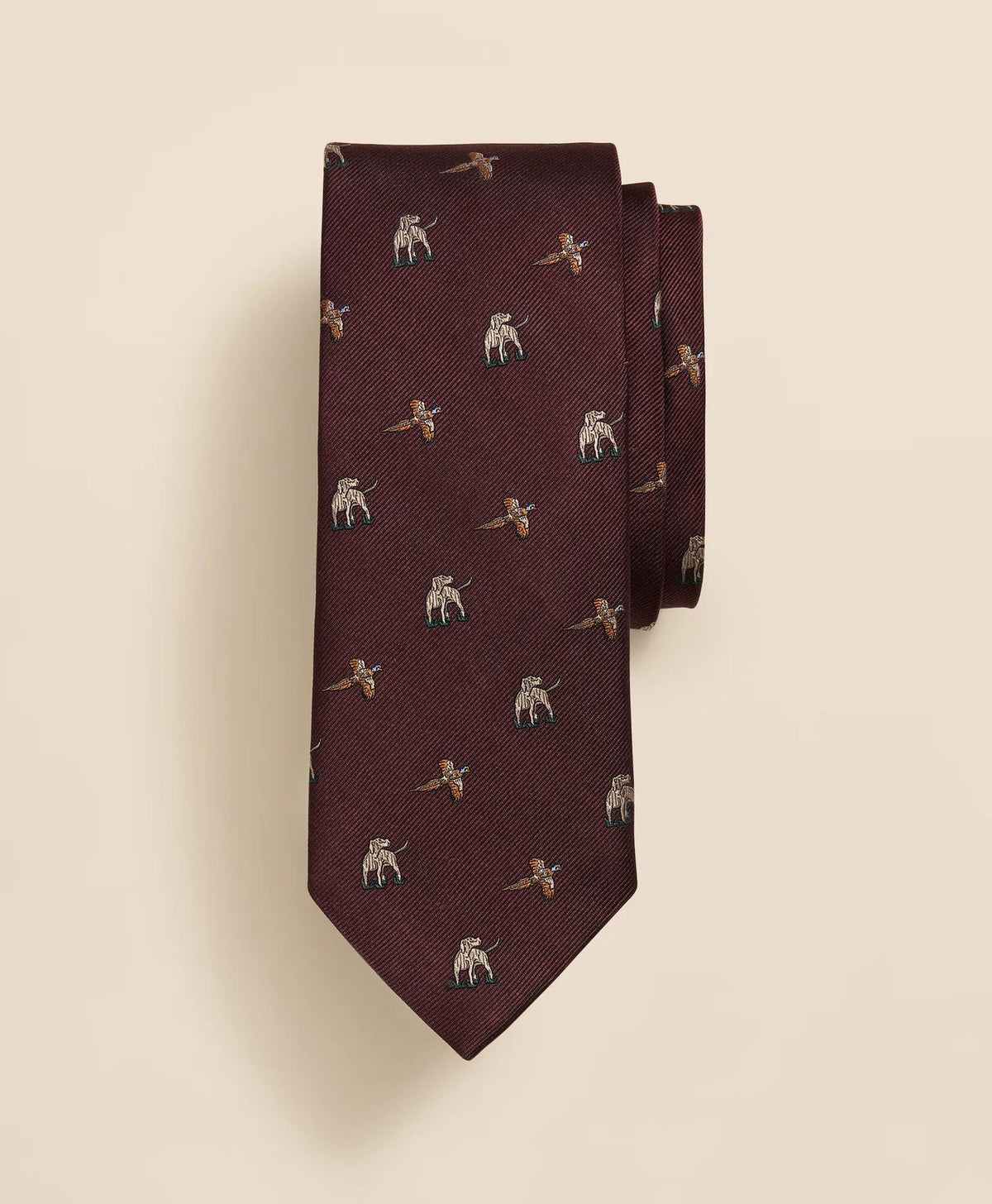 Silk Hound & Pheasant Tie