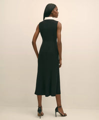 Sleeveless Shirt Dress
