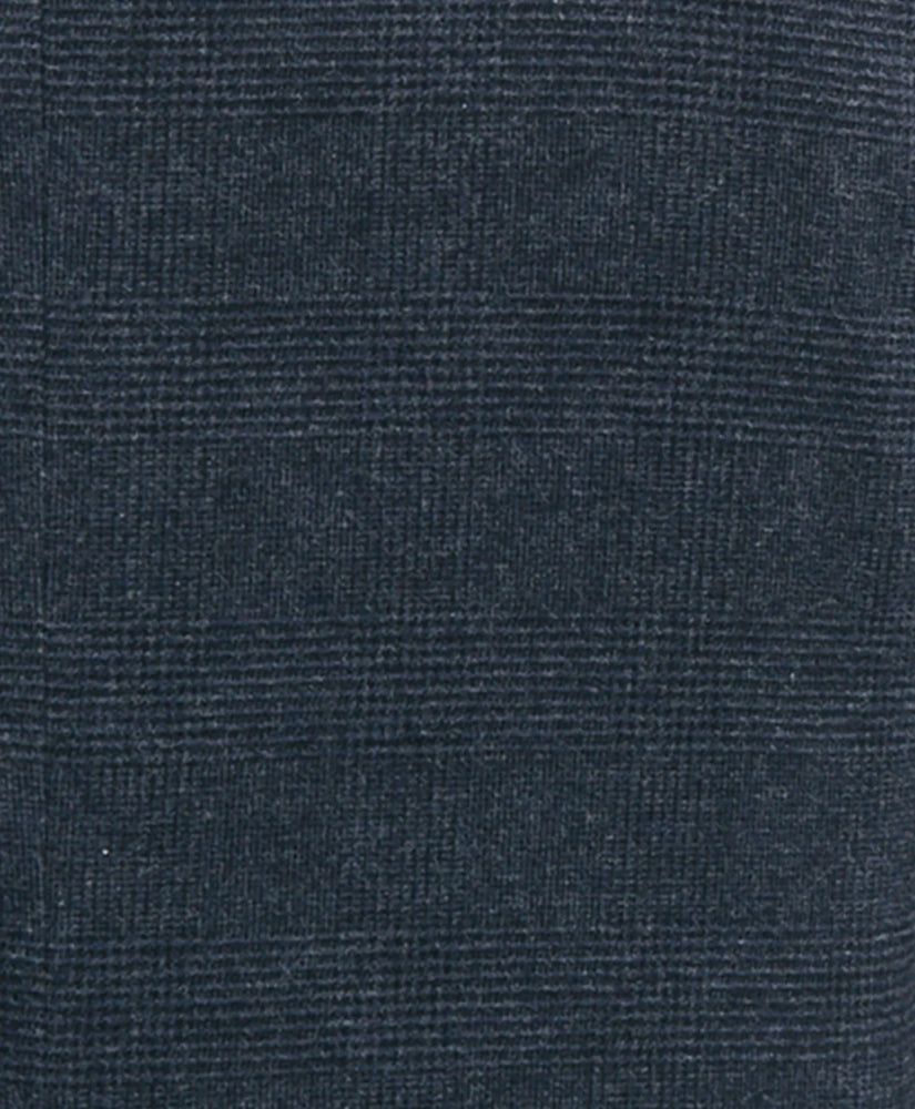 Slim Fit Check Suit Jacket in Brushed-Cotton
