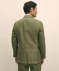 Slim Fit Fine Twill Washed Linen-Cotton Suit Jacket