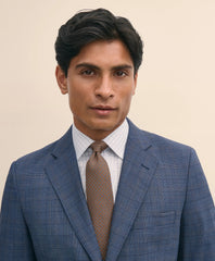 Slim Fit Wool Checked 1818 Suit