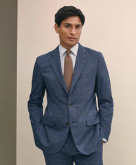 Slim Fit Wool Checked 1818 Suit